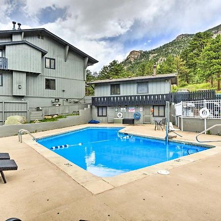 Estes Park Condo Rental Balcony With River Views! Exterior foto